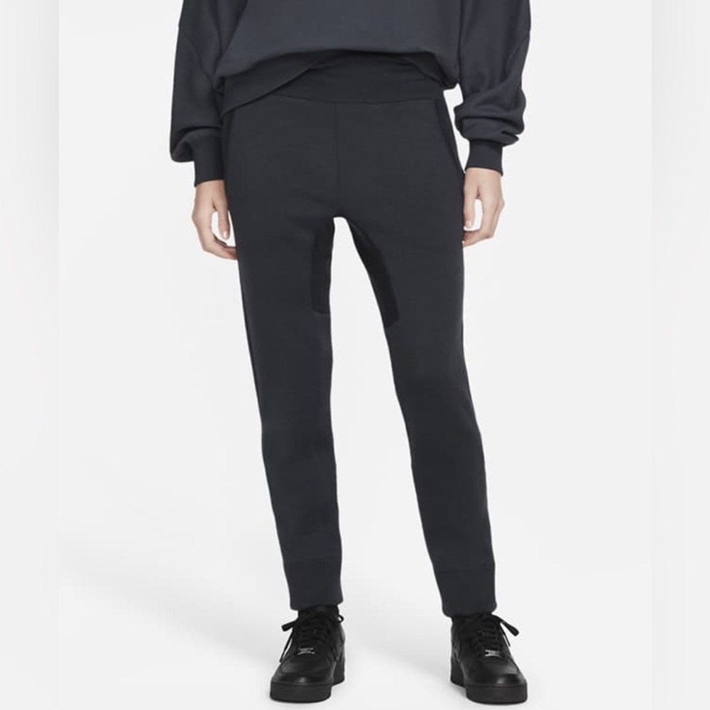 Nike ESC $250 Cashmere Wool Jogger Pant Made in Italy Black Womens XXS Rare!